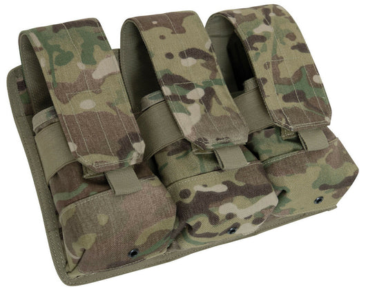 Rothco Universal Triple Mag Rifle Pouch - Multicam OCP Camo