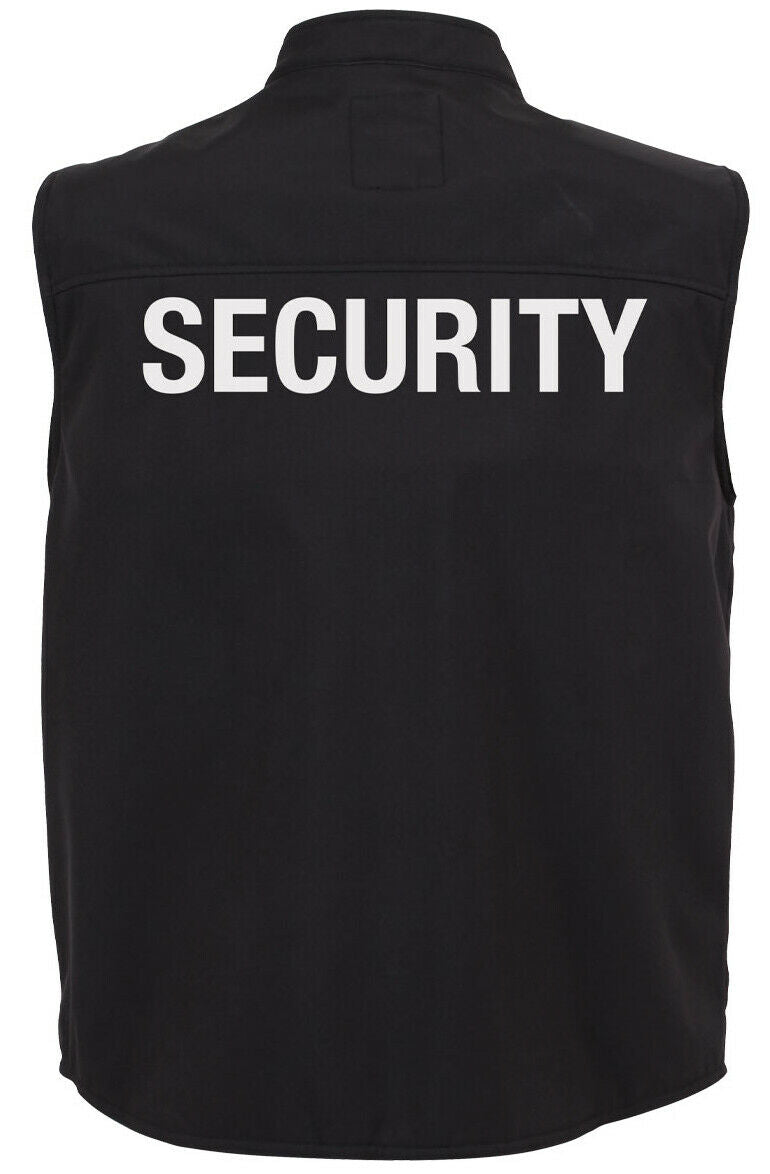 Rothco Concealed Carry Soft Shell Security Vest - Black