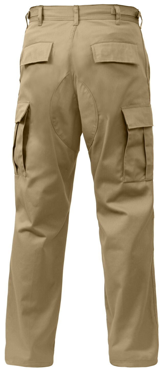 Rothco Relaxed Fit Zipper Fly BDU Pants - Khaki