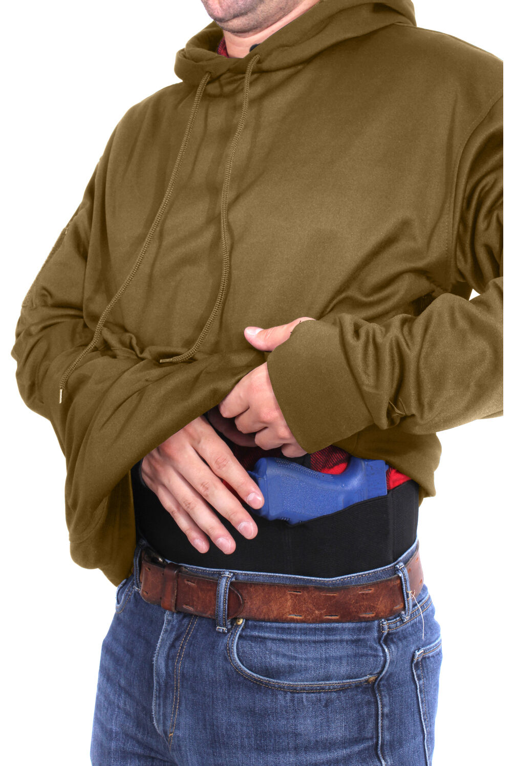 Rothco Concealed Carry Hoodie - Coyote Brown