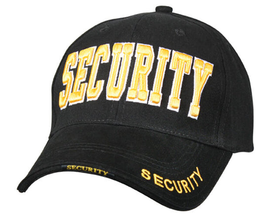 Rothco Security Deluxe Low Profile Cap - Black and Gold