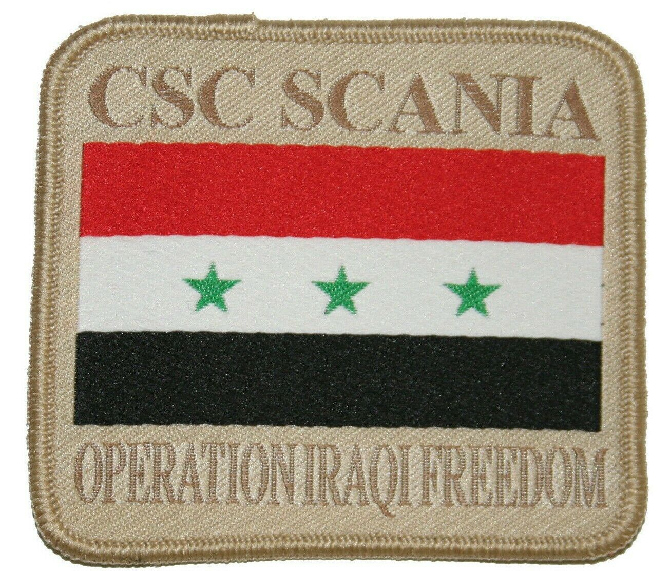 Military Patch CSC Scania OIF Iraq Operation Iraqi Freedom