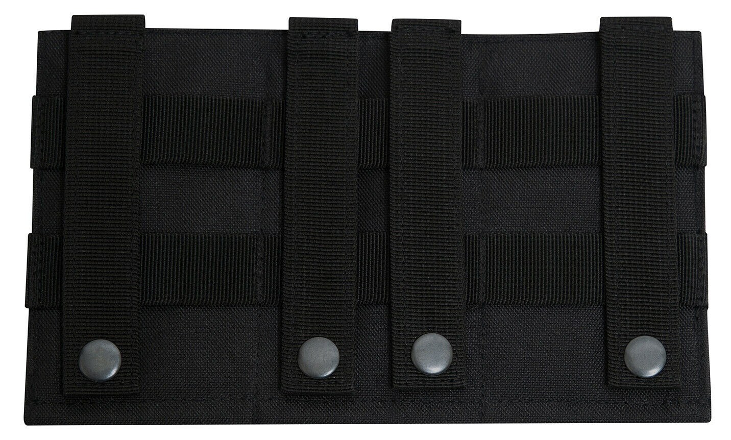 Rothco Lightweight 3 Mag Elastic Retention Pouch - Black