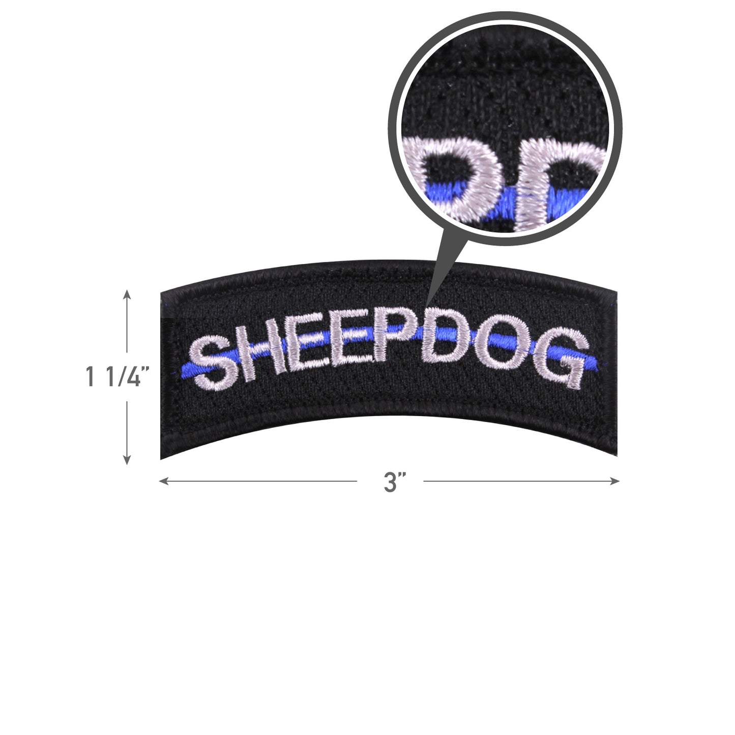 Rothco Thin Blue Line Sheepdog Morale Patch