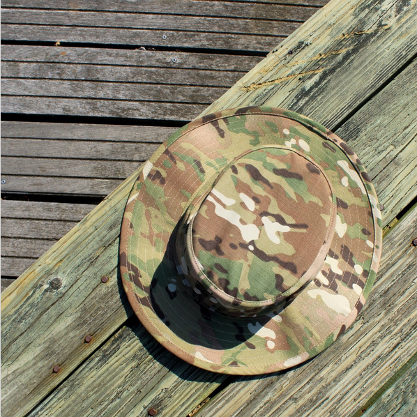Original British Tactical Camo Hat MTP Boonie Cap with Neck Flap Summer Hat