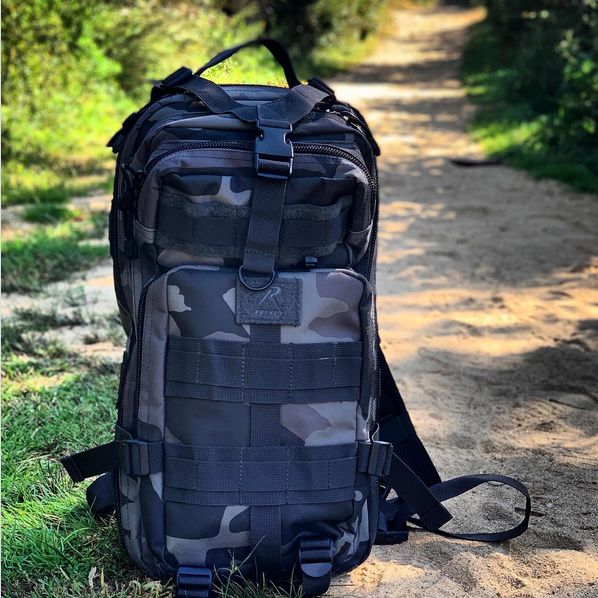 Rothco Camo Medium Transport Pack - Black Camo