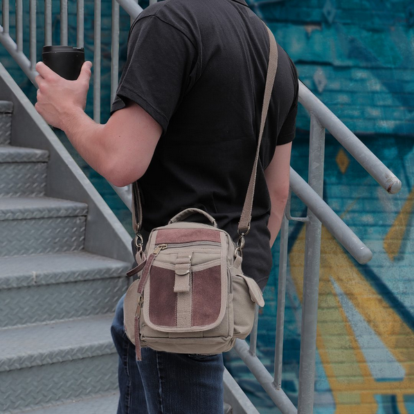 Rothco Canvas Leather Travel Shoulder Bag PX Supply LLC