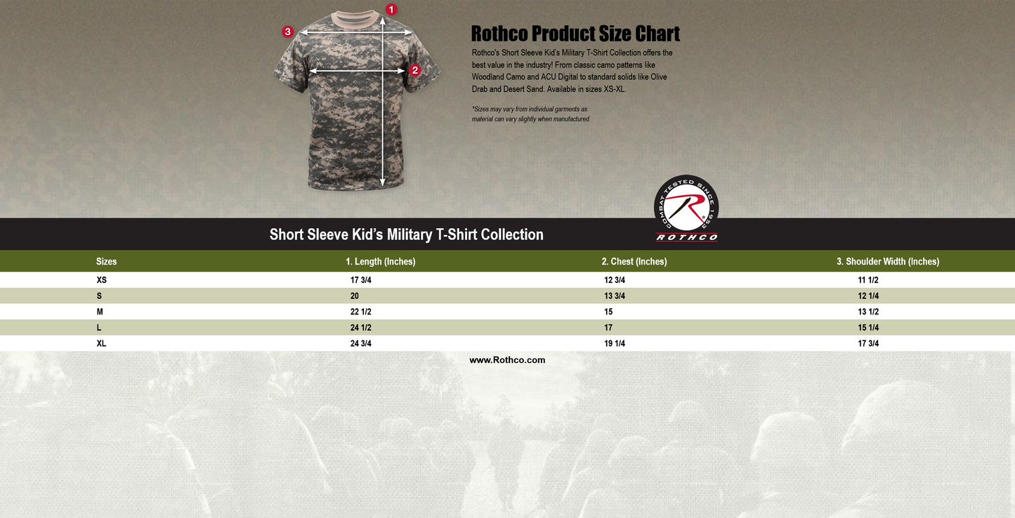 Rothco Kids Camo T-Shirts