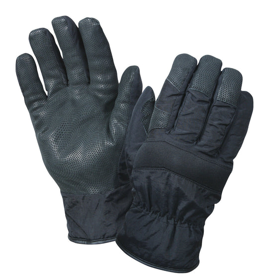 Gloves Cold Weather Glove Wind Proof Nylon With Leather Palms Rothco 4494